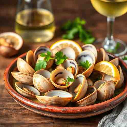 Portuguese Clams with Vinho Verde - Cook with White Wine